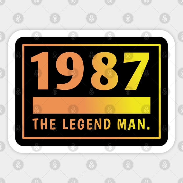 1987 birthday Sticker by BlackMeme94